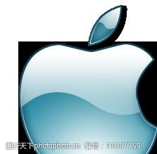 水晶效果apple标志图片