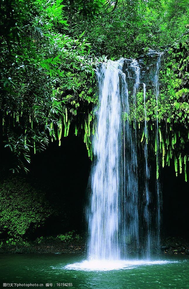 风景摄影图库瀑布图片
