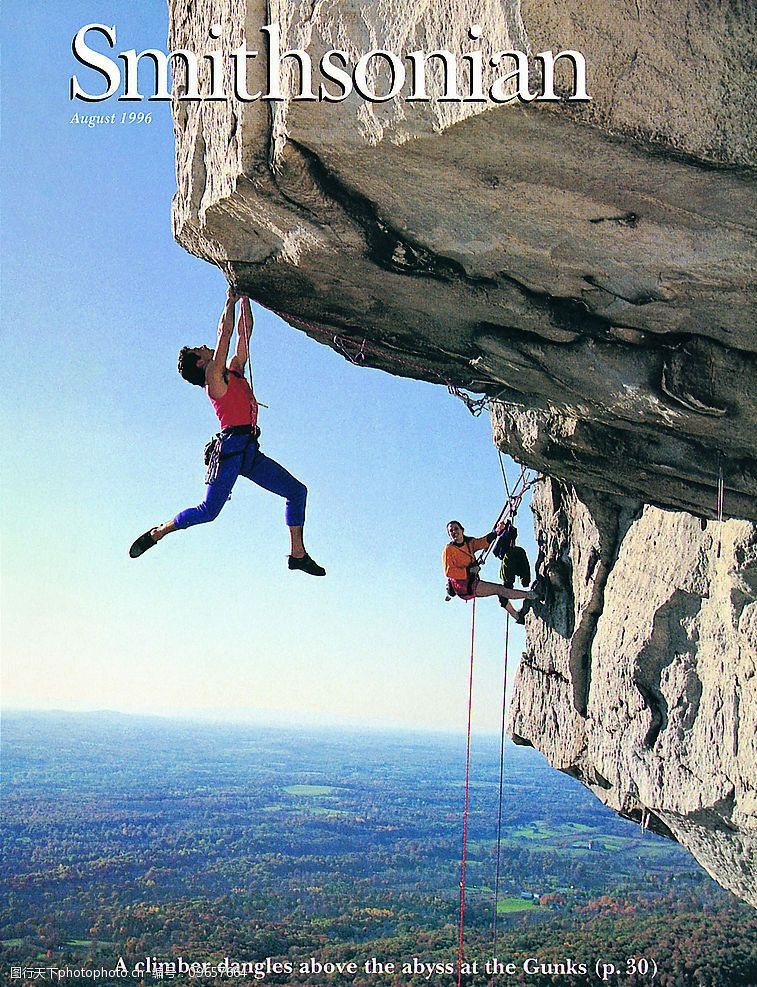 攀岩运动中的人图片