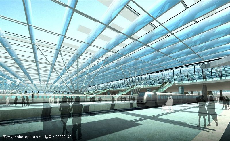 国内建筑设计案例长沙新火车站设计方案0008