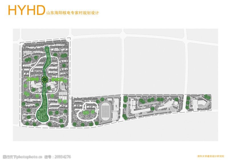 国内建筑设计案例山东海阳核电专家村规划设计0065