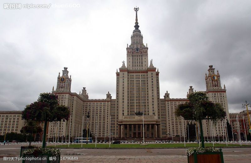 俄罗斯建筑伟大的克里姆林宫图片