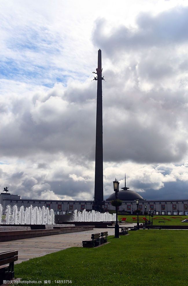 俄罗斯建筑俄罗斯英雄烈士纪念墓图片